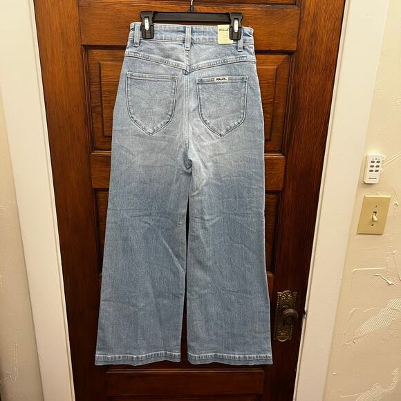 Rolla's High Rise Wide Leg Jeans size 24 NWT's Blu Jeans $129 - Picture 7 of 15